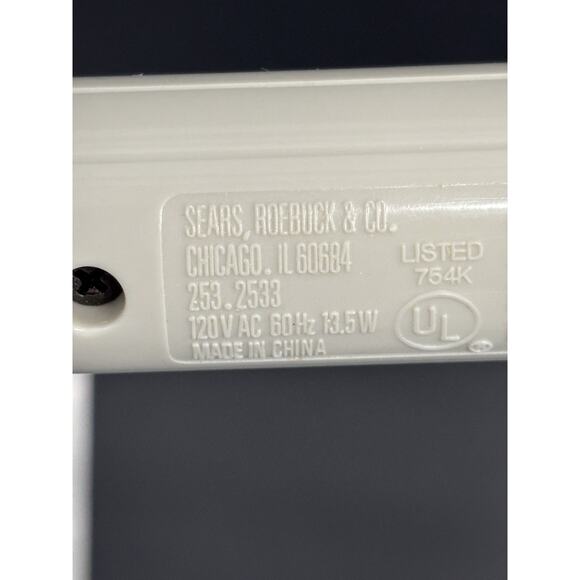 Vintage Sears Mini Curling Brush Iron Heated Styler Tight Curl Blue 82533 - Picture 4 of 5